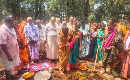 ସିରିପେଟା ଜଗନ୍ନାଥ ମନ୍ଦିରର ଭୁମି ପୂଜନ କାର୍ଯ୍ୟକ୍ରମ