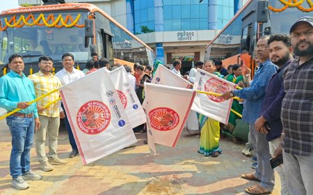 ମାଲକାନଗିରିରୁ ପୁରୀ ଅଭିମୁଖେ ବାହାରିଲେ ୭୪ ତୀର୍ଥଯାତ୍ରୀ: 'ଶ୍ରୀ ଜଗନ୍ନାଥ ଦର୍ଶନ' ଯୋଜନାର ଶୁଭାରମ୍ଭ*