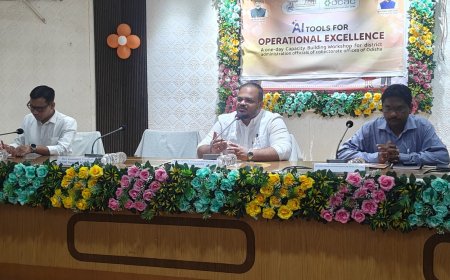 ପ୍ରଶାସନିକ କାର୍ଯ୍ୟଦକ୍ଷତା ବୃଦ୍ଧି ପାଇଁ ଏଆଇ ଟୁଲ୍ ର ପ୍ରୟୋଗ* ମାଲକାନଗିରିରେ ଅନୁଷ୍ଠିତ ହେଲା ସ୍ୱତନ୍ତ୍ର ଦକ୍ଷତା ବିକାଶ କର୍ମଶାଳା