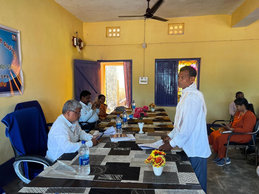 କାଲିମେଳା ବ୍ଲକ  ଭୁବନପାଲ୍ଲୀ ଗ୍ରାମ ପଞ୍ଚାୟତ ଠାରେ ଜିଲ୍ଲାପାଳଙ୍କ ଯୁଗ୍ମ ଅଭିଯୋଗ ଶୁଣାଣି ଶିବିର*