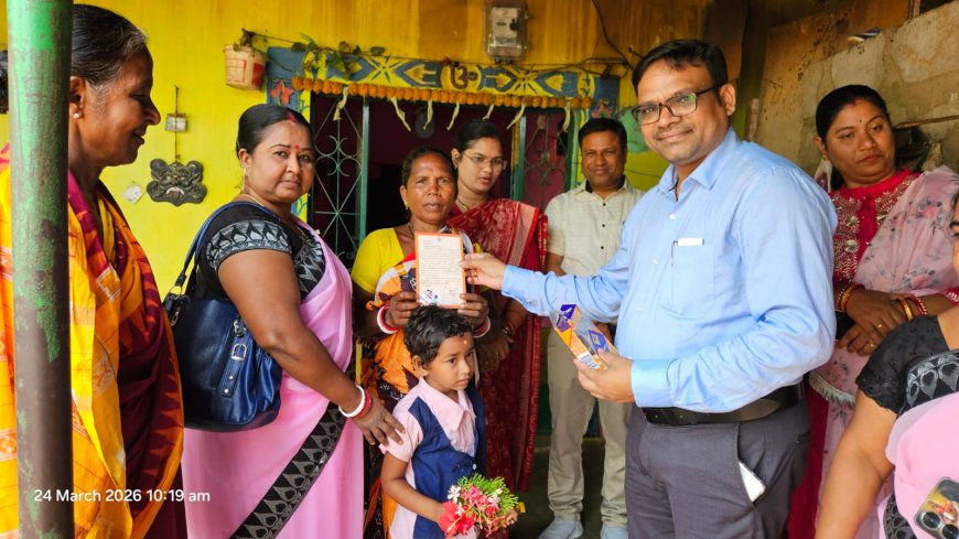 ମାଲକାନଗିରିରେ ‘ପ୍ରବେଶ ଉତ୍ସବ’ ଓ ‘ଖଡ଼ିଛୁଆଁ’ ପାଇଁ ବ୍ୟାପକ ସଚେତନତା: ଅଭିଭାବକଙ୍କୁ ନିମନ୍ତ୍ରଣ କଲେ ଜିଲ୍ଲା ଶିକ୍ଷା ଅଧିକାରୀ