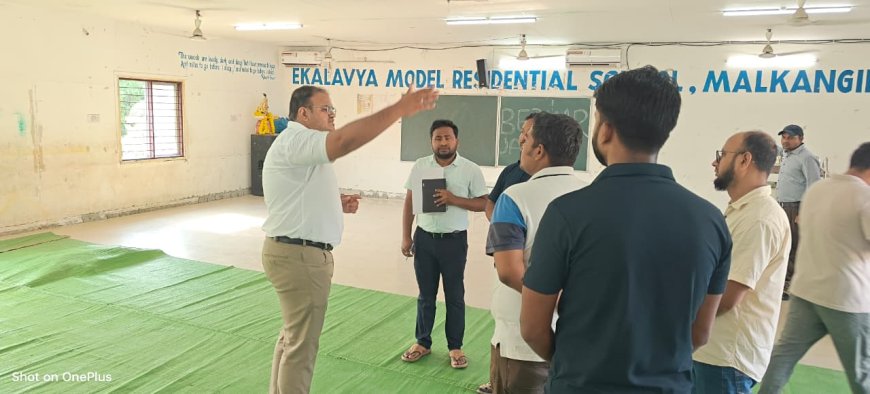 ମାଲକାନଗିରିରେ ଶିକ୍ଷାର ବିକାଶ ପାଇଁ ଜିଲ୍ଲାପାଳଙ୍କ ମାଷ୍ଟର ପ୍ଲାନ୍*  *ଏକଲବ୍ୟ ବିଦ୍ୟାଳୟ ପରିଦର୍ଶନ ସହ ଭିତ୍ତିଭୂମିର ସମୀକ୍ଷା