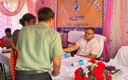 କାଲିମେଳାରେ ଜିଲ୍ଲା ସ୍ତରୀୟ ଅଭିଯୋଗ ଶୁଣାଣି* ୬୧ଟି ଆବେଦନ ଗ୍ରହଣ ସହ ସେବା ପ୍ରଦାନ ପାଇଁ ସ୍ୱତନ୍ତ୍ର କ୍ୟାମ୍ପ*
