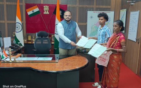 ସ୍ୱର୍ଗତ ଲାକେ ପଡ଼ିଆମୀଙ୍କ ପରିବାରକୁ ମିଳିଲା ବ୍ୟକ୍ତିଗତ ଜଙ୍ଗଲ ଅଧିକାର ଓ ଜମି ପଟ୍ଟା*