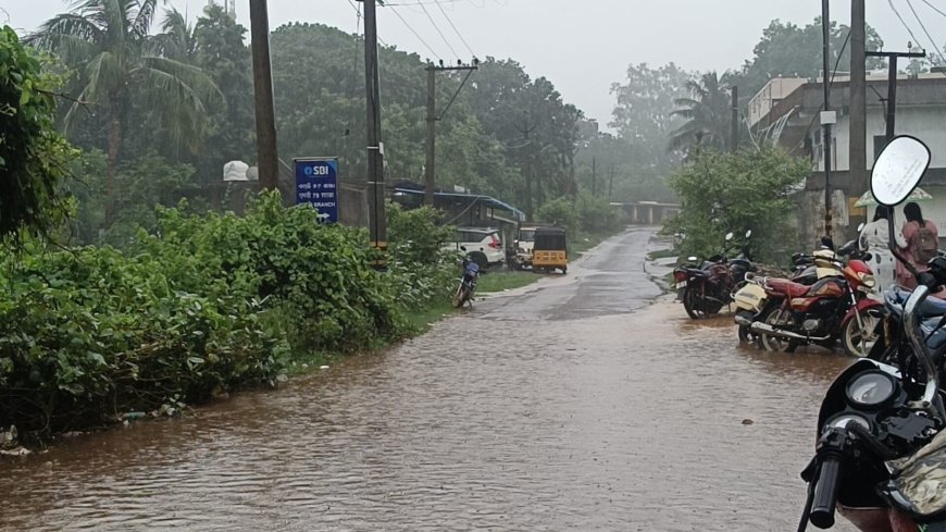 ଏମ୍‌ଭି-୭୯ରେ ଡ୍ରେନେଜ୍ ସମସ୍ୟା ଉତ୍କଟ,  ସାମାନ୍ୟ ବର୍ଷାରେ ରାସ୍ତା ଜଳମଗ୍ନ, ଦୁର୍ଦ୍ଦଶା ଭୋଗୁଛନ୍ତି ଗ୍ରାମ ବାସୀ
