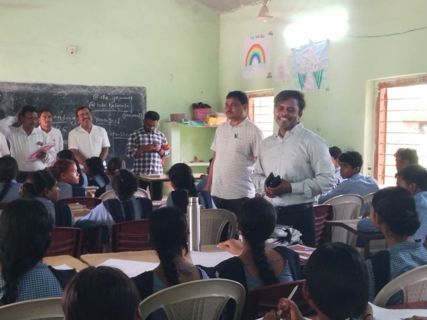 ଏମ ପି ଭି -୨୧ ସରକାରୀ ଉଚ୍ଚ ମାଧ୍ୟମିକ ବିଦ୍ୟାଳୟ ରେ ଭିତ୍ତି ପ୍ରସ୍ତର ଅଭାବରୁ ବିଦ୍ୟାଳୟରେ ଶିକ୍ଷାଦାନ ବାଧାପ୍ରାପ୍ତ,କାଲିମେଳା ବି ଡି ଓ ଙ୍କ ପରିଦର୍ଶନ